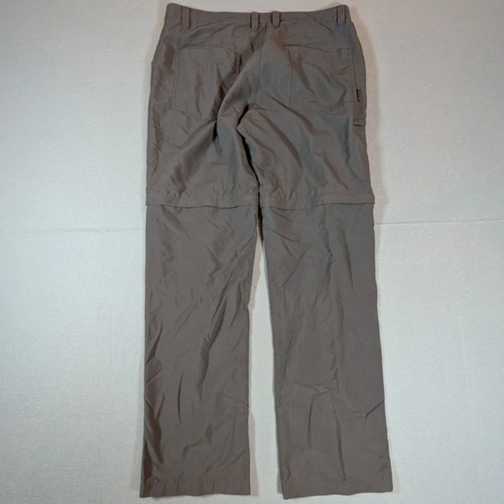 Mountain Hardwear Men's Convertible Hiking Pants Zip Off Cargo‎ Grey Size 33x32
